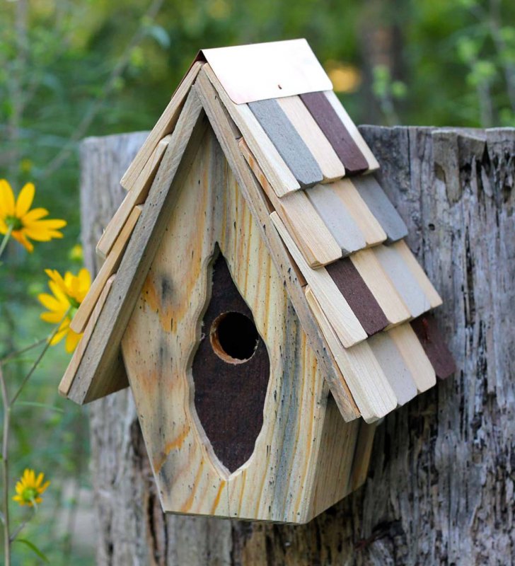 Скворечник Bird стандарт 23х20х35см