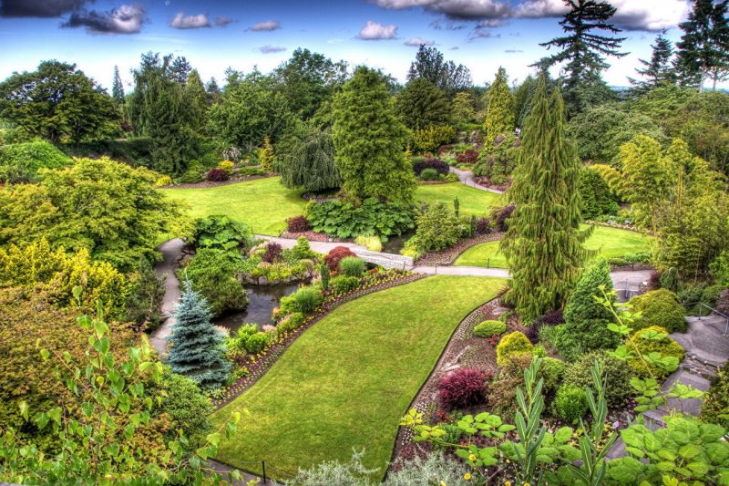 "Сады Бутчартов (the Butchart Gardens) Ванкувер, Канада