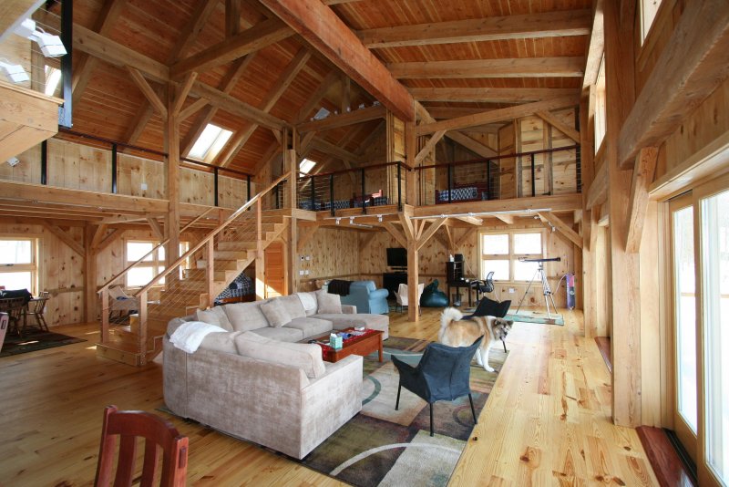 Timber frame барнхаус