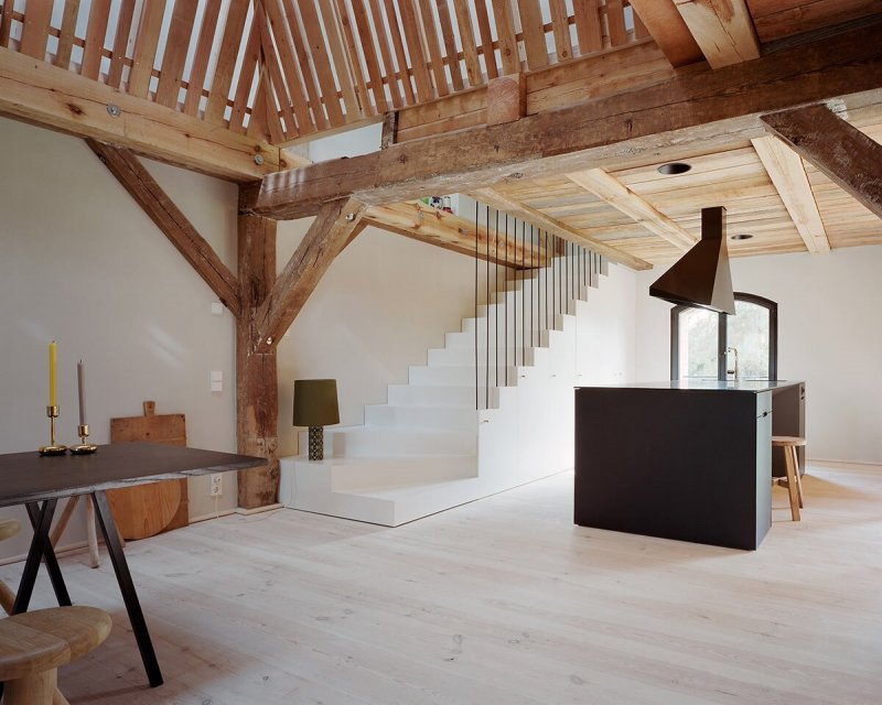 Дом-сарай Barn House планировка