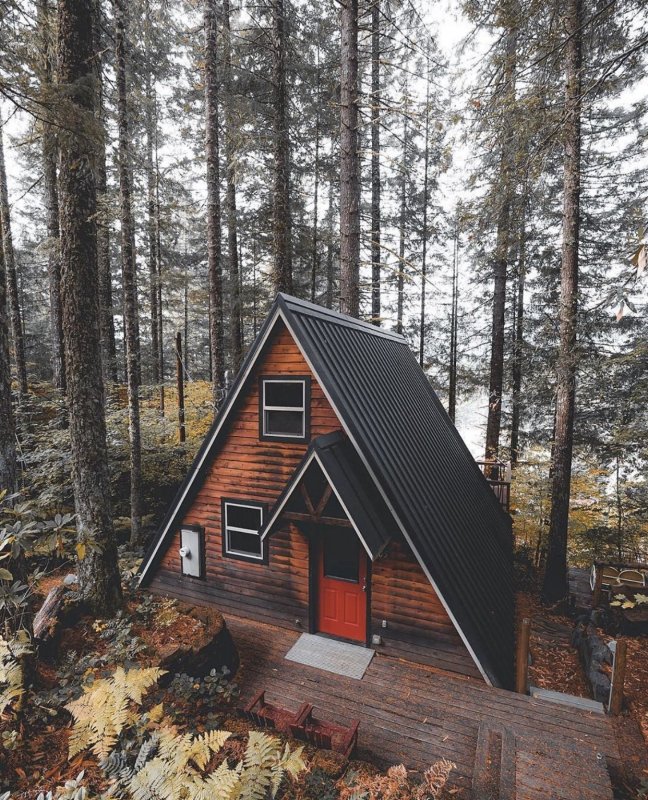 Дом шалаш a-frame