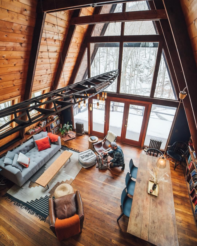 Домики Loft в лесу