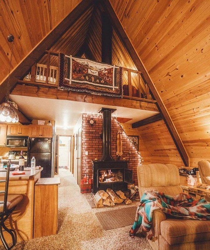 А-образный дом. A-frame. Дом шалаш.