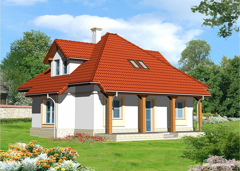 Полувальмовая четырехскатная