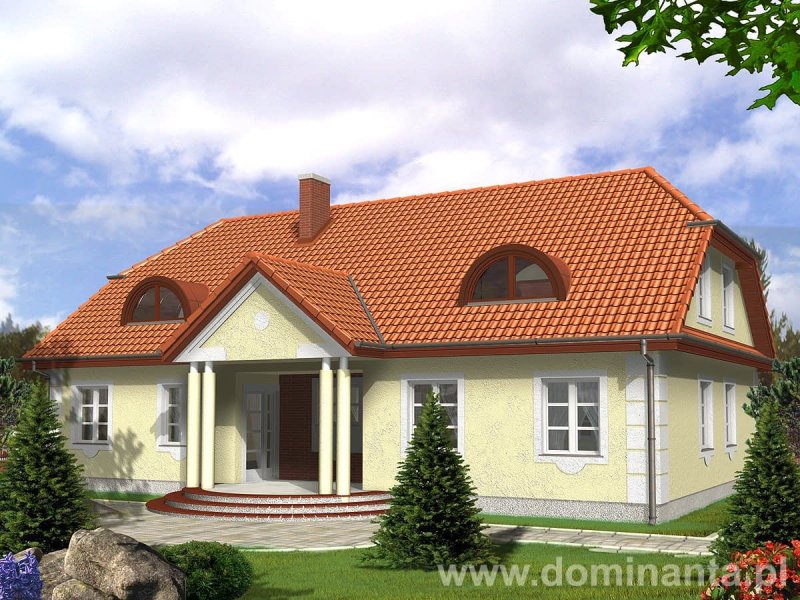 Красивые мансардные крыши