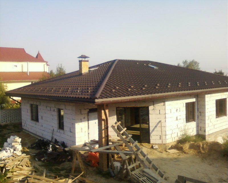 Четырехскатная крыша