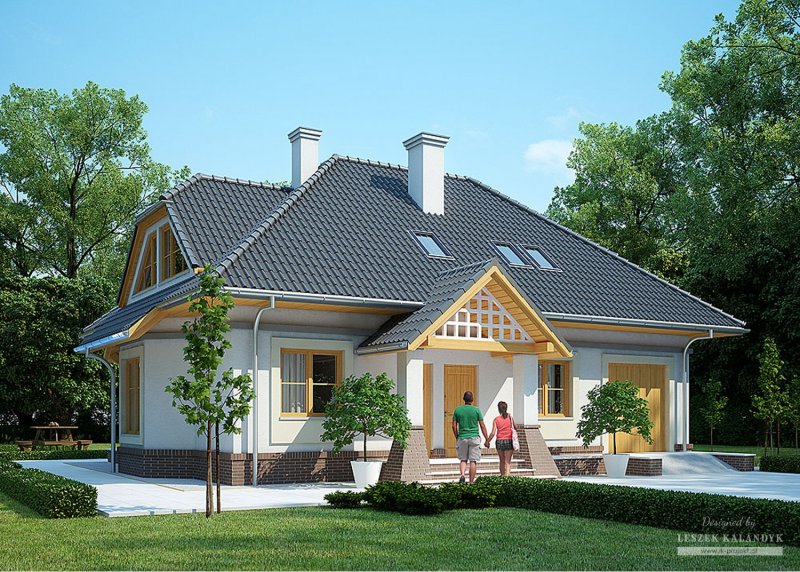 Крыши частных домов