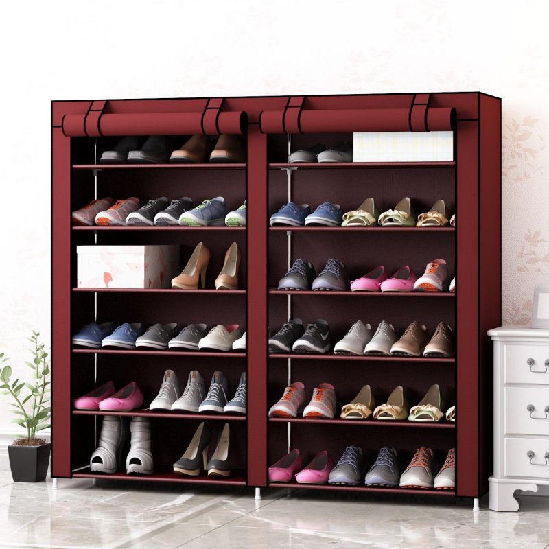 Шкаф для обуви тканевый 4 яруса Shoe cabinet45 layer Shoe Rack