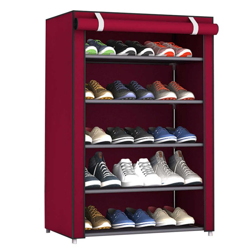 Тканевый стеллаж для обуви Shoe Cabinet 8238