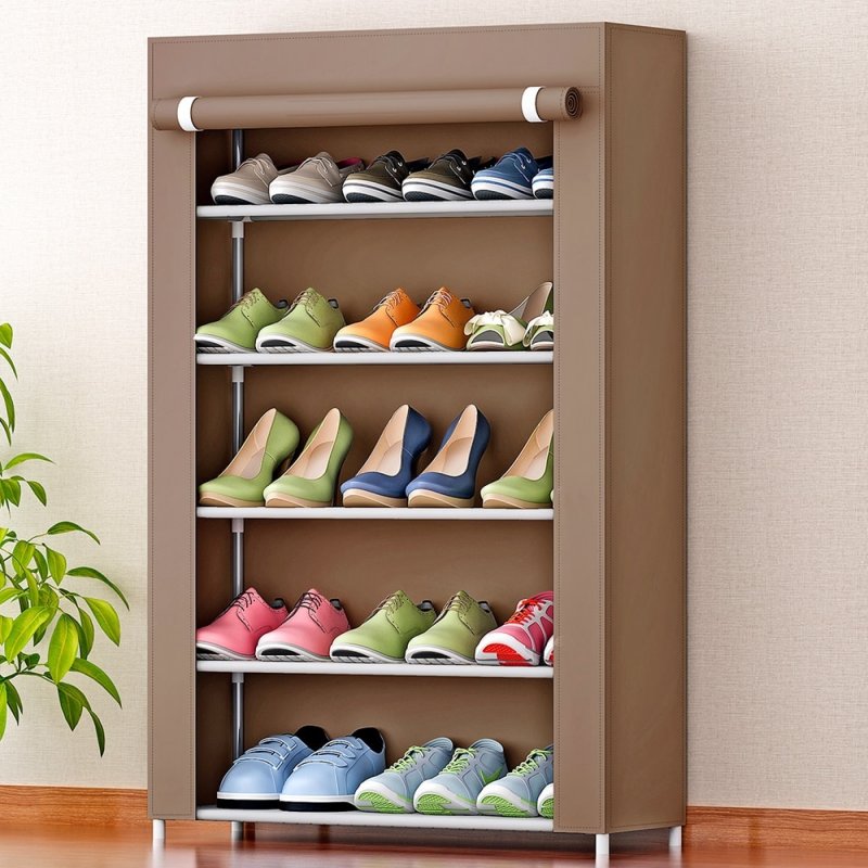 Тканевый стеллаж для обуви Shoe Cabinet 8238
