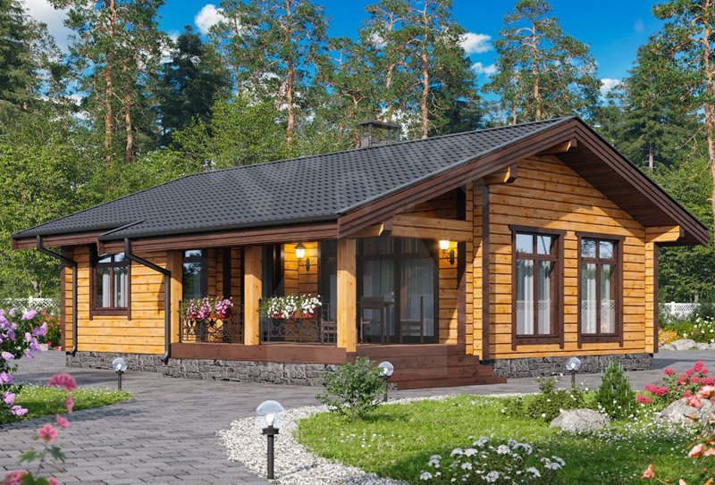 Дом из клееного бруса 100м2 Детинец