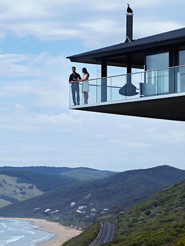 Дом полюс (Pole House) в Австралии от f2 Architecture.