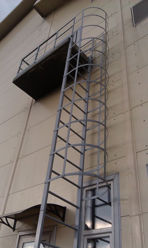Лестница п1-2 по ГОСТ Р 53254-2009