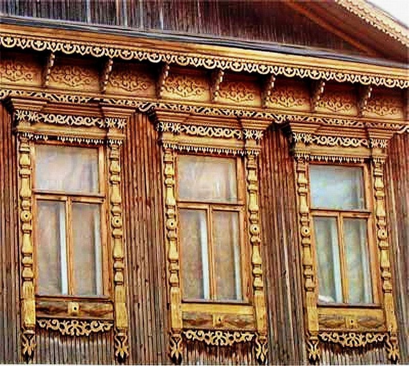 Русская изба резьба по дереву окна