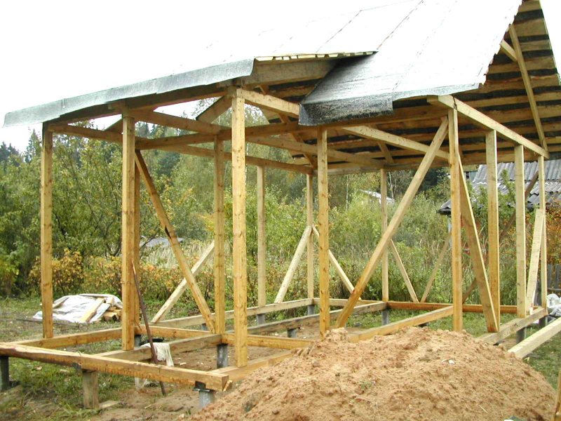 Каркас садового домика