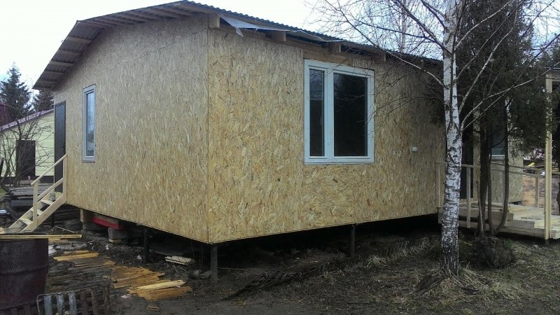 Каркасный дачный дом