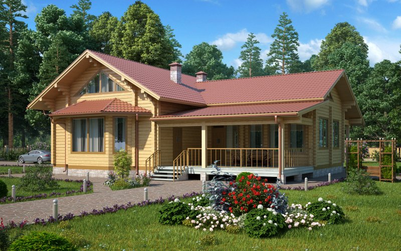 Бани из клееного бруса Детинец