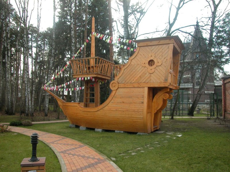 Малые архитектурные формы корабль