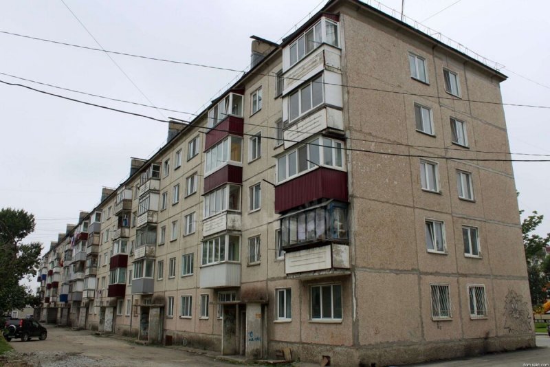 Панельный дом брежневка