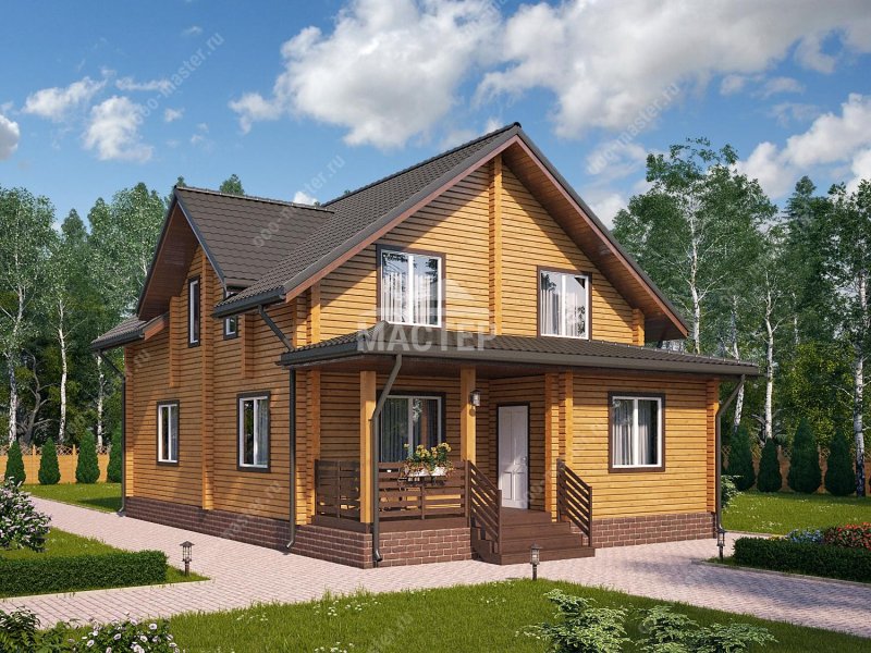 Дом из бруса 10 на 12