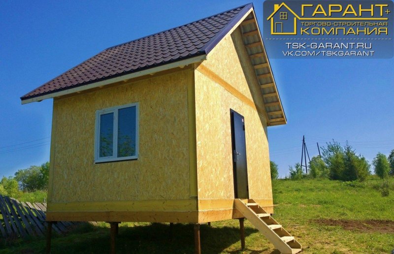 Домик из СИП панелей для дачи