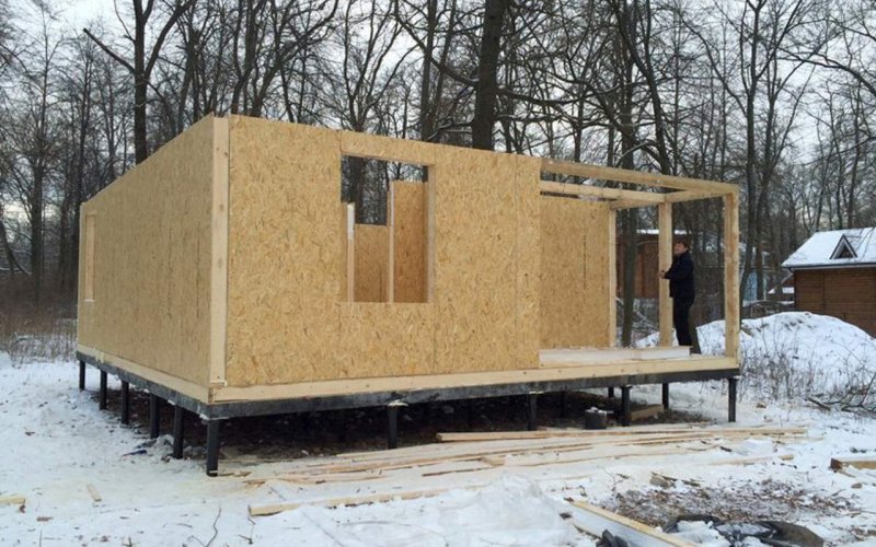 Деревянный дом из СИП панелей