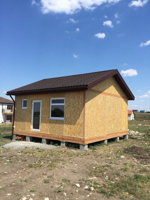 Дом из СИП панелей 6 на 6