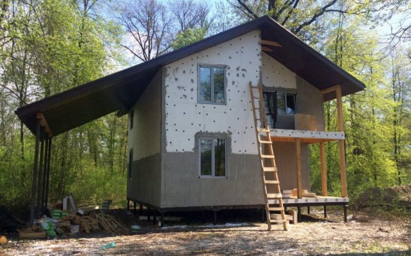 Дачный домик из СИП панелей