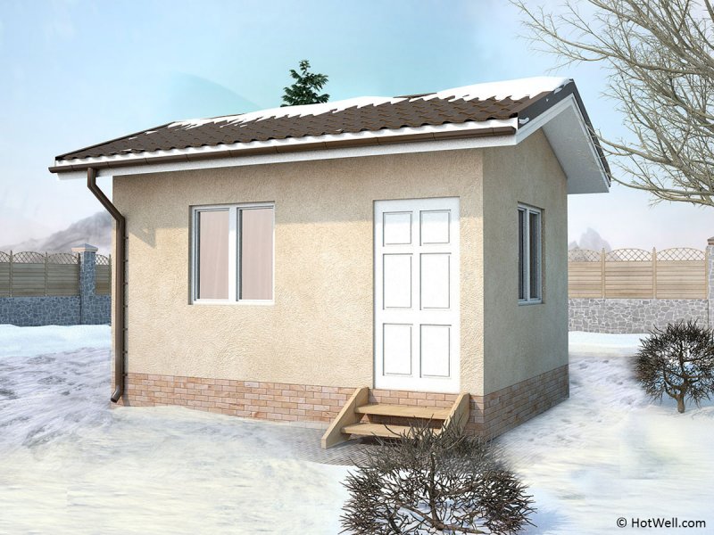 Проект хозблока из СИП панелей