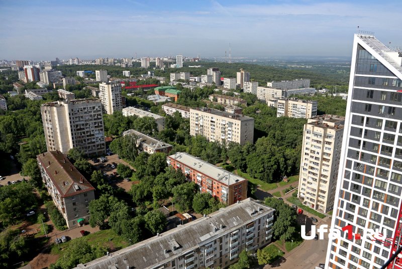 Уфа сверху