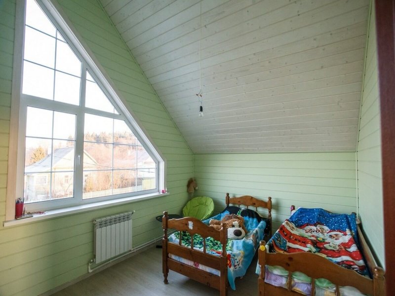 Tikkurila зеленый имитация бруса