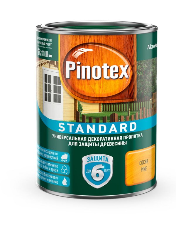 Дом Pinotex Classic тиковое дерево