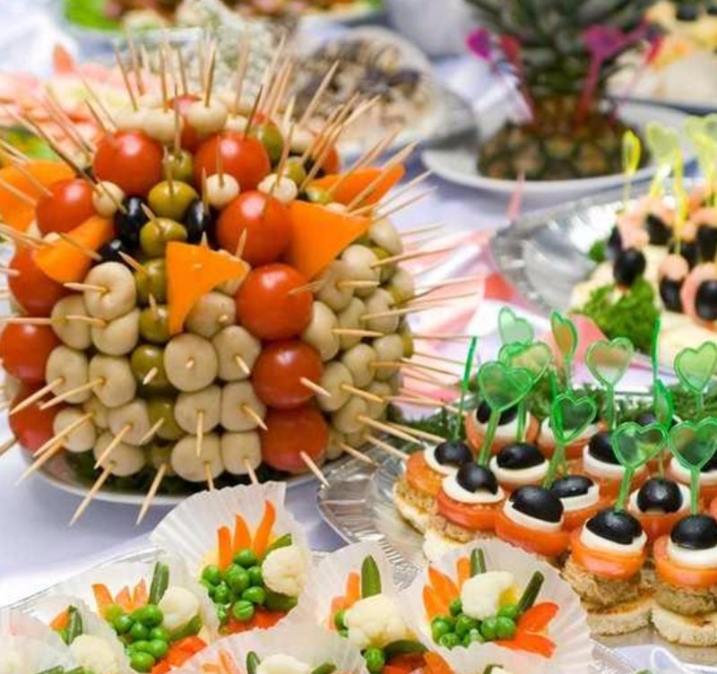 Закуски для фуршетного стола