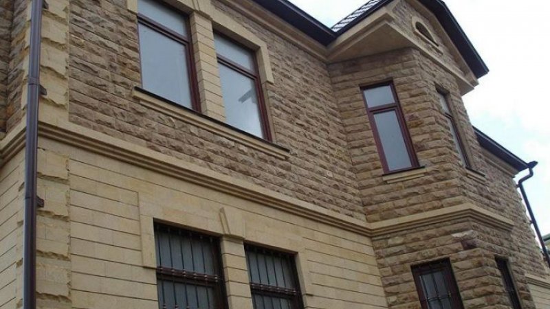 Отделка домов плиткой под камень снаружи