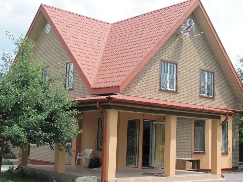 Многощипцовая мансардная крыша