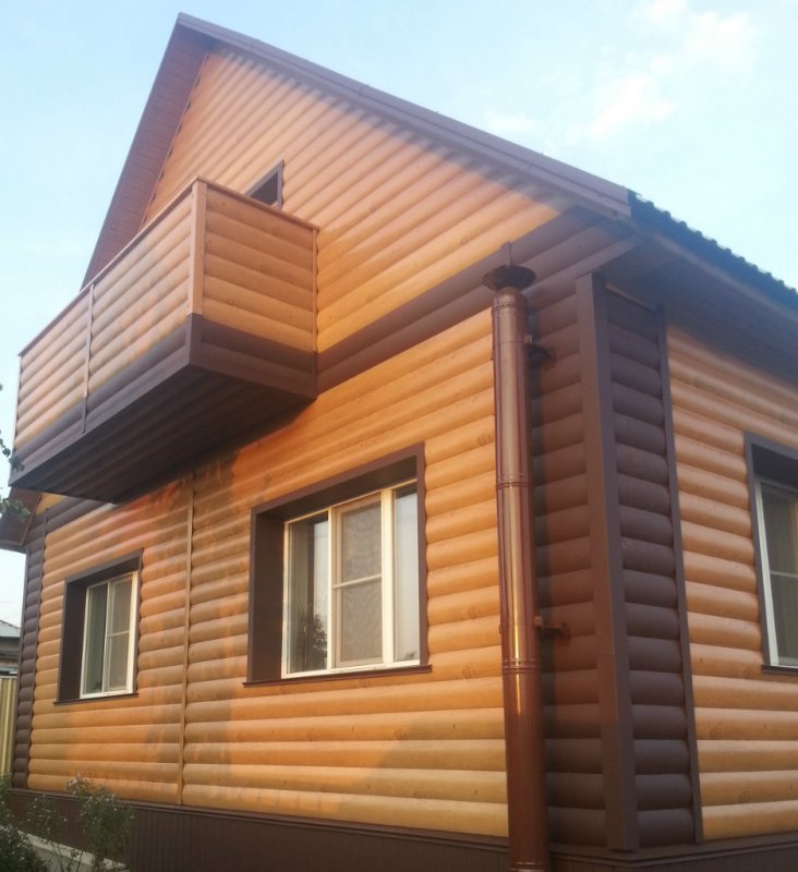 Металлосайдинг блок Хаус