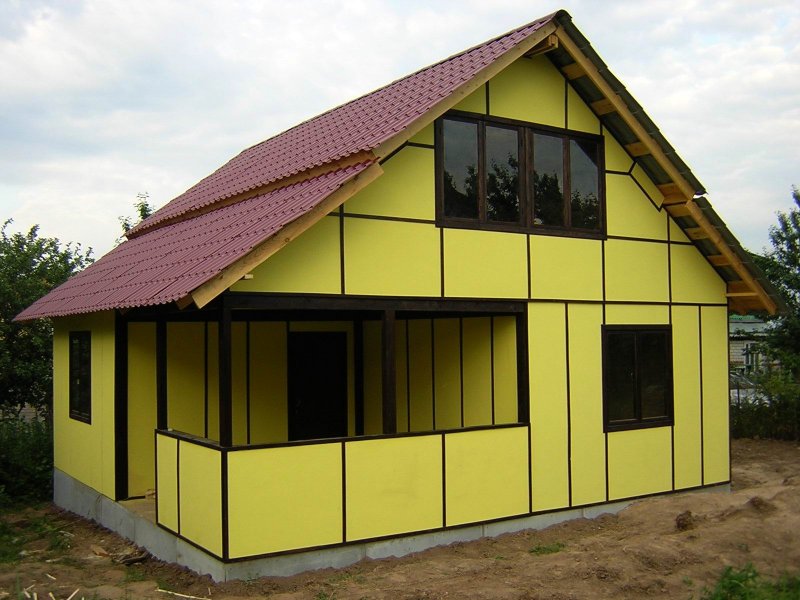 Сэндвич панели дом