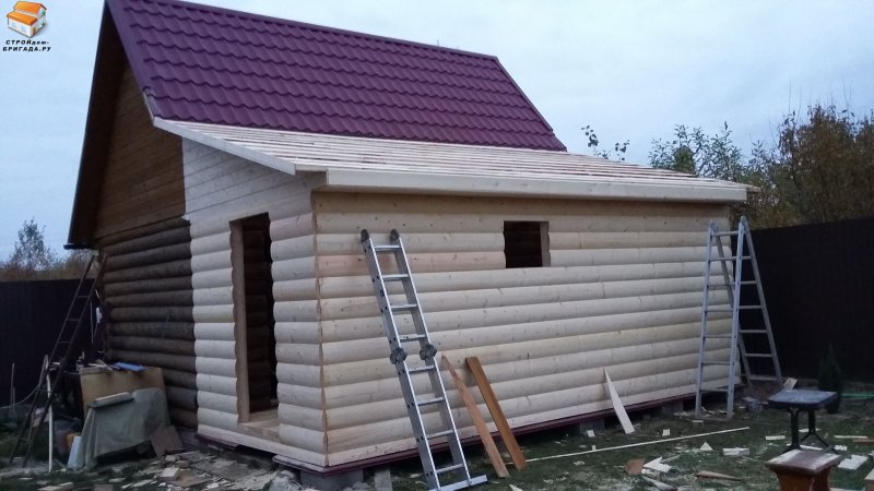 Пристрой к бане