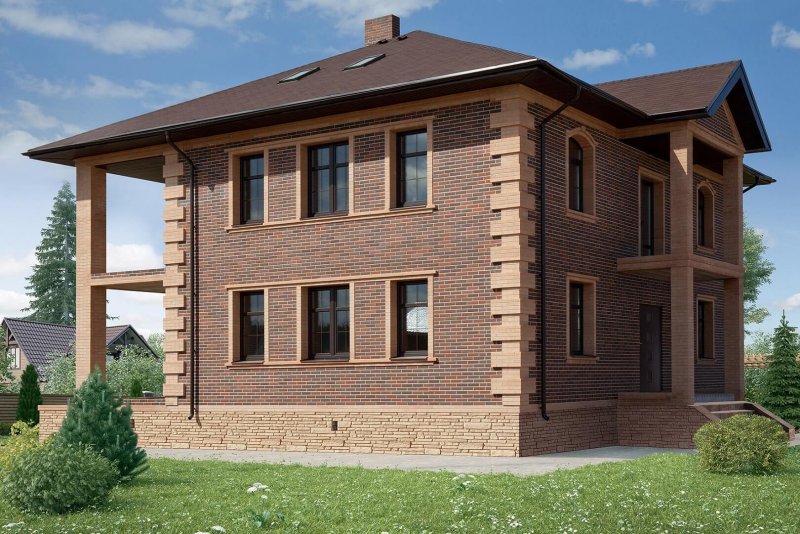 Браер кирпич фасады
