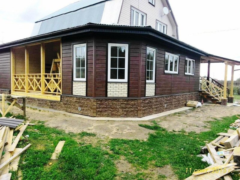 Угловая пристройка к дому