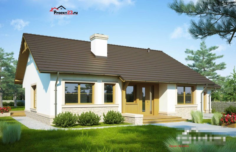 Красивые одноэтажные домики 9*9