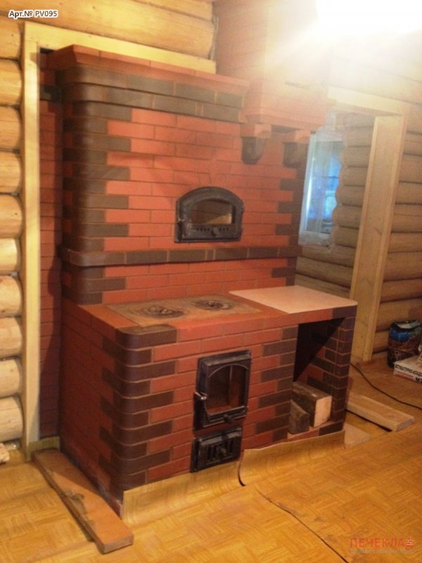 Отопительно варочная печь Бахта