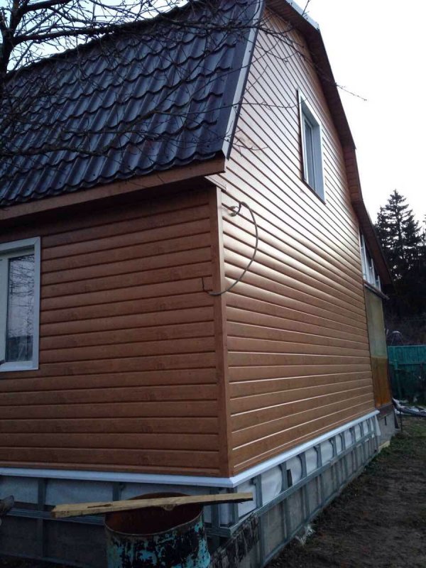 Дачный домик сайдинг