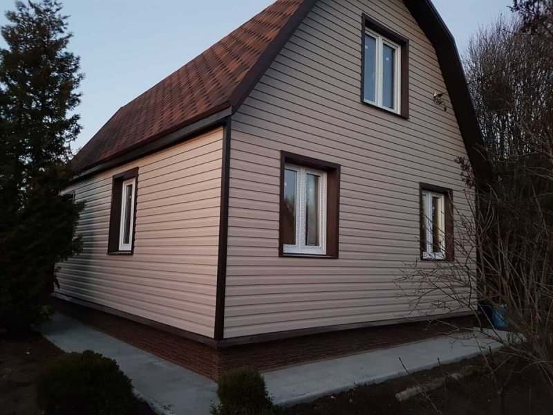 Дом отделанный сайдингом