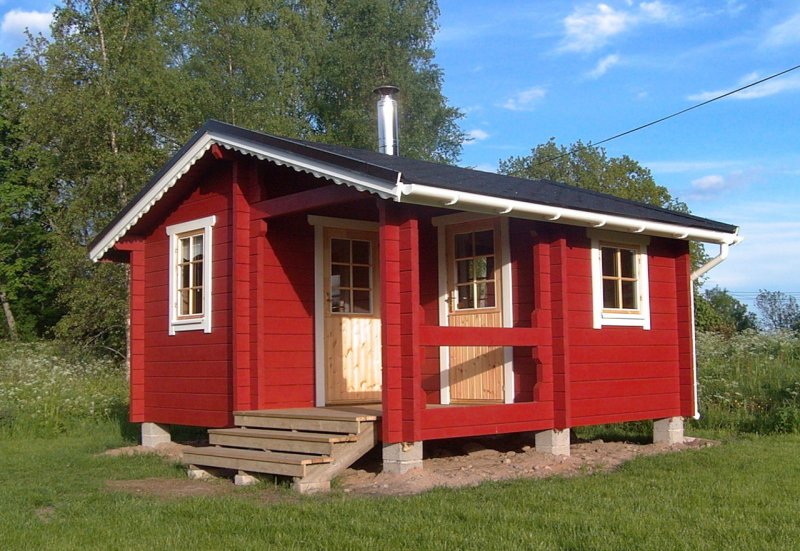 Временный домик для дачи