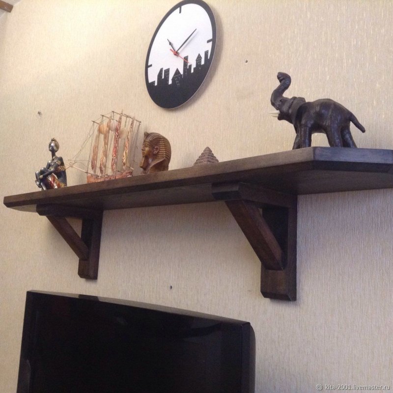 Каминные полки из дерева