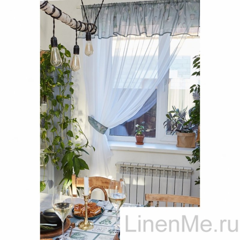 Фототюль полулен