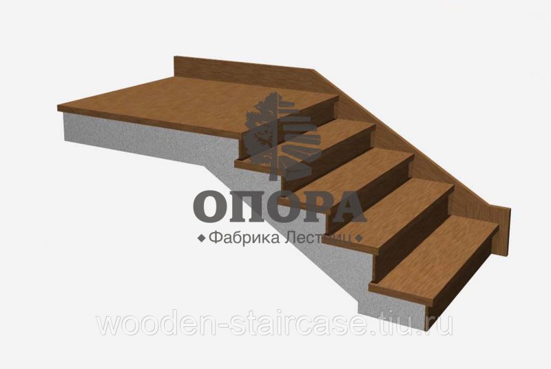 Подступенок на забежных ступенях