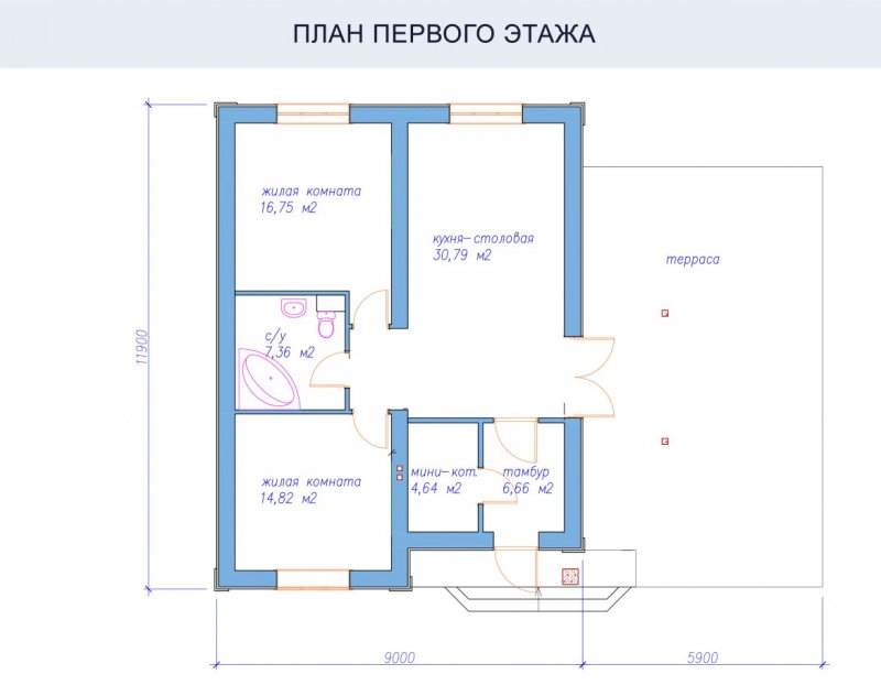 Проекты домов 118 м2