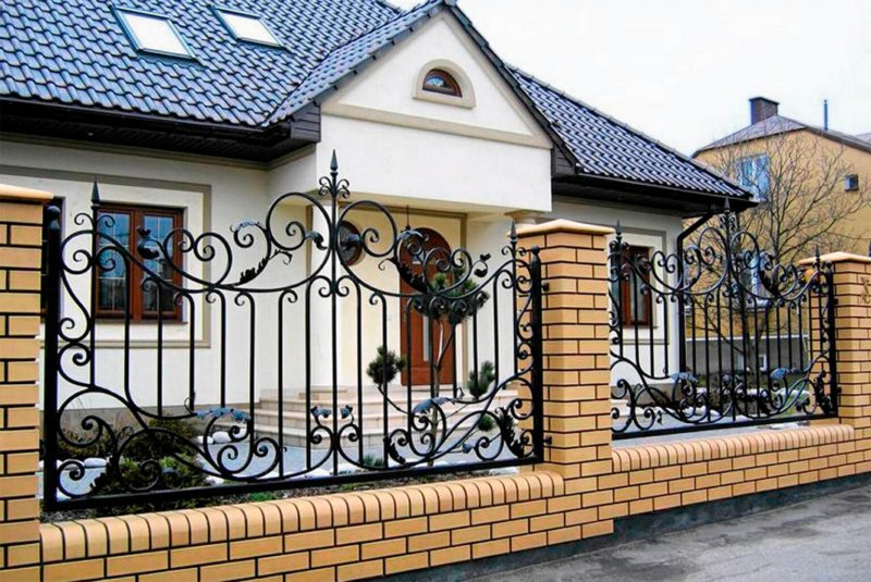 Стильный современный забор